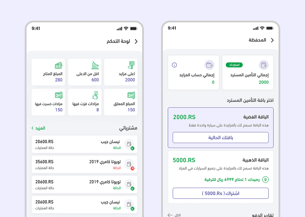 Dashboard & Digital Wallet